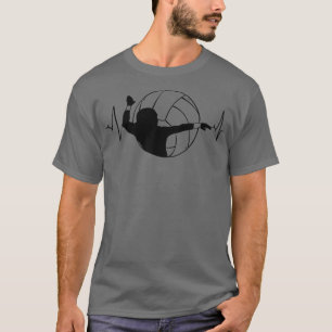 Volleyball Heartbeat 5 T-Shirt