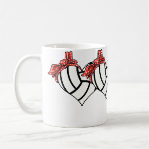 Volleyball Herz Volleyball Mama Volleyball Kaffeetasse