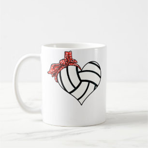 Volleyball Herz Volleyball Mama Volleyball Kaffeetasse