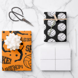 Volleyball Herzlichen Glückwunsch Packpapier Blätt Geschenkpapier Set