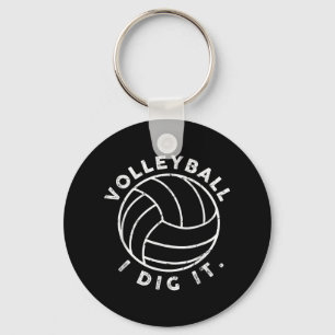 Volleyball I Dig It Fun Schlüsselanhänger