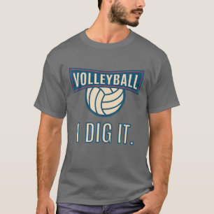 Volleyball I Dive It Funny Volleyball spielen T-Shirt