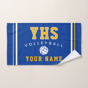 Volleyball-Ikone, Benutzerdefinierter Name & Schul Handtuch
