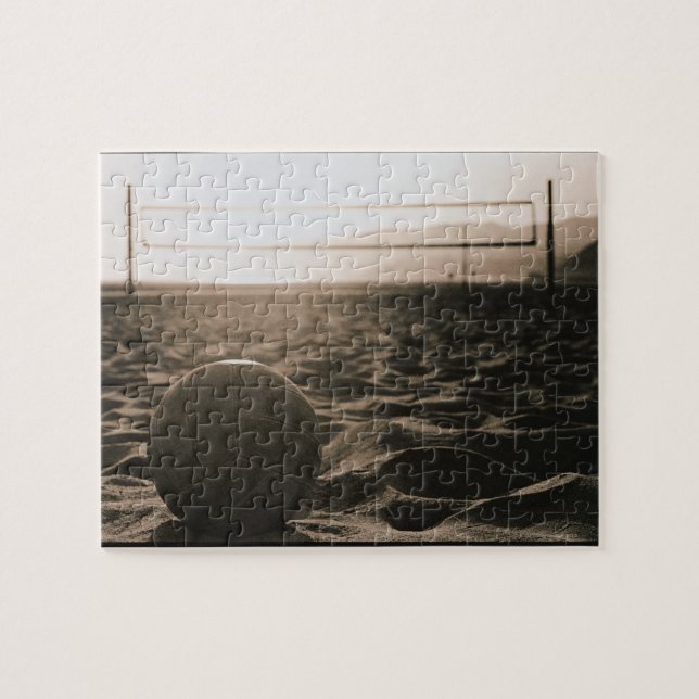 Volleyball im Sand (Horizontal)