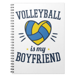 Volleyball ist mein Freund Notizblock