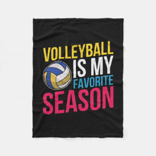 Volleyball ist meine Lieblingssaison Fleecedecke