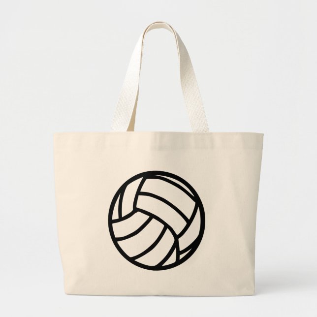 Volleyball Jumbo Stoffbeutel (Vorne)
