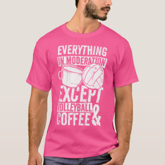 Volleyball-Kaffee T-Shirt