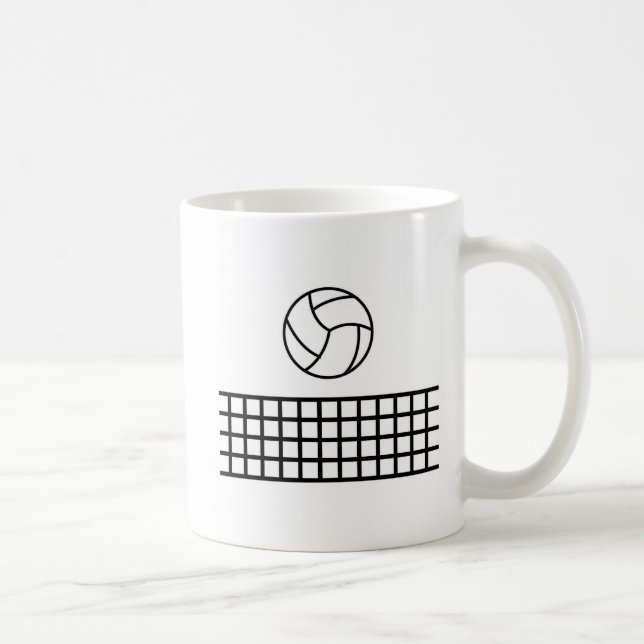 Volleyball Kaffeetasse (Rechts)