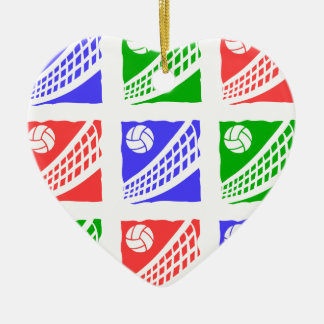 Volleyball Keramikornament