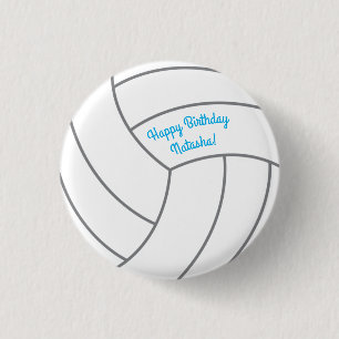 Volleyball Kindergeburtstag Partys Sports Button