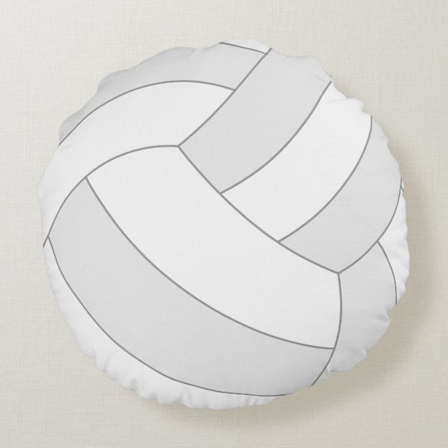 Volleyball-Kissen Rundes Kissen (Rückseite)