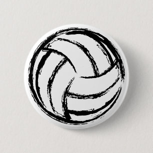 Volleyball-Knopf Button