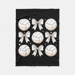 Volleyball Kokette Bogen Volleyball Mama Schwester Fleecedecke