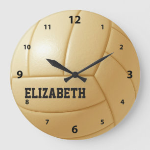 Volleyball-kundenspezifische Ball-Wanduhr Große Wanduhr