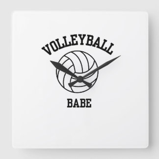 Volleyball-Kunstwanduhr Quadratische Wanduhr
