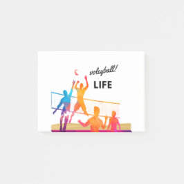 Volleyball Laife Post-it Klebezettel