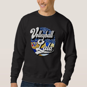 Volleyball Lala Vintage Volleyball Familie passend Sweatshirt