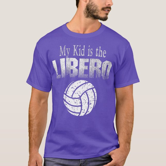 Volleyball Libero Mama Gift T-Shirt (Vorderseite)