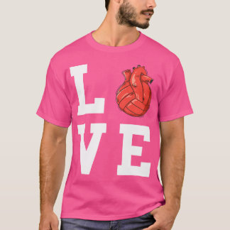 Volleyball Liebe Herzvolleyball Player Beach Volle T-Shirt