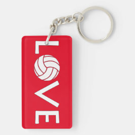 Volleyball-Liebe Schlüsselanhänger