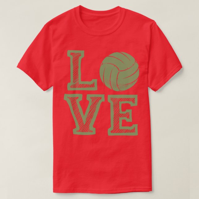 Volleyball Lover 2 T-Shirt (Design vorne)