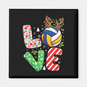 Volleyball Lovers Boys Girls Kinder Weihnachten V Magnet