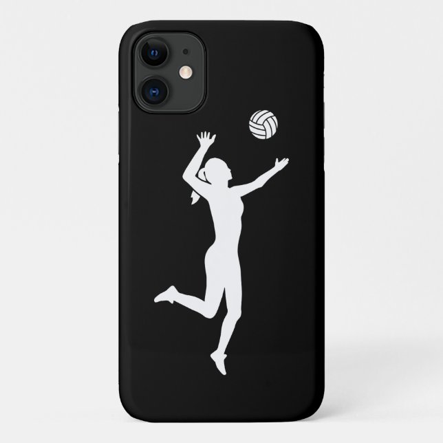 Volleyball-Mädchen Case-Mate iPhone Hülle (Rückseite)