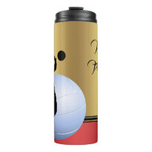 Volleyball Male Player Ball elegant personalisiere