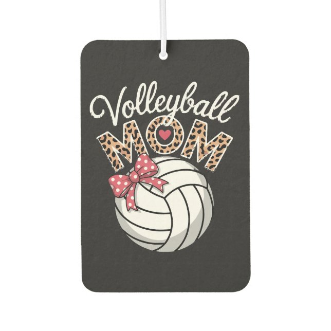 Volleyball-Mama Autolufterfrischer (Vorderseite)
