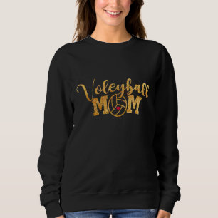 Volleyball Mama Ball Mama Muttertag Sweatshirt