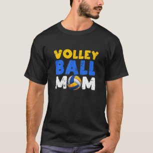 Volleyball Mama Beach Vball Trainerteam Sportmotte T-Shirt