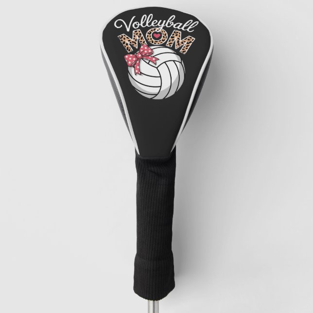 Volleyball-Mama Golf Headcover (Vorderseite)