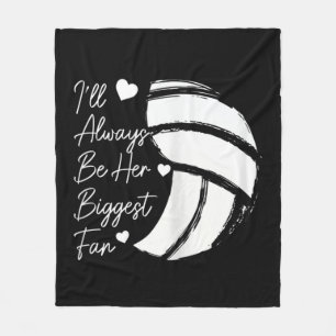 Volleyball-Mama ihre größte Fan-Volleyball-Tochter Fleecedecke