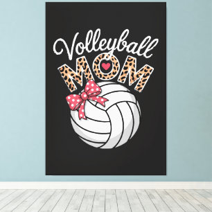 Volleyball-Mama Leinwanddruck