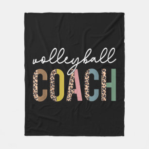 Volleyball Mama Leopard Volleyball Trainerteam Ges Fleecedecke