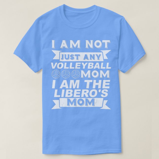 Volleyball Mama Libero T-Shirt (Design vorne)