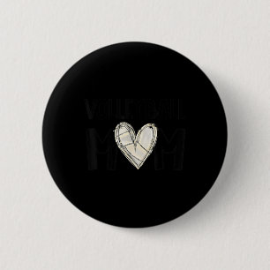 Volleyball Mama Life Game Day Vibes Volleyball Mot Button