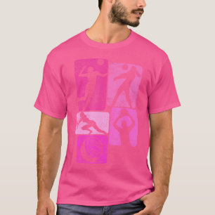 Volleyball Mama Life Player Women in Girls Game Da T-Shirt