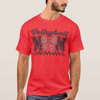 Volleyball Mama Mom Game Day Retro Volleyball Coqu T-Shirt