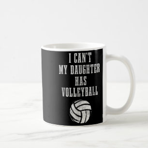Volleyball-Mama Papa Ich Kann Tochter Hast Volleyb Kaffeetasse