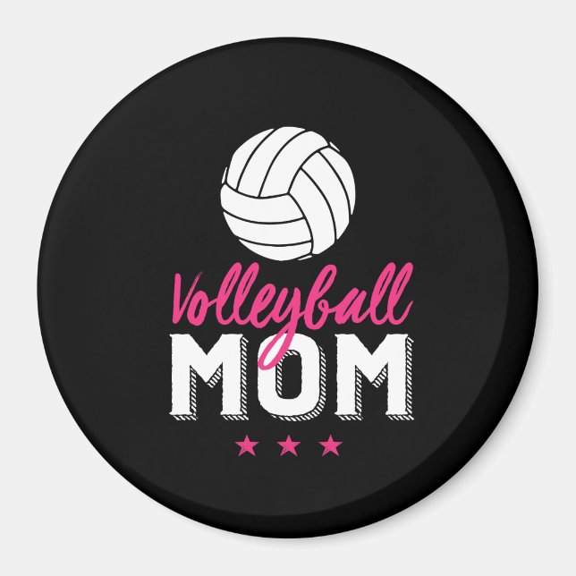 Volleyball Mama Proud Mother of Sports Player Son Magnet (Vorne)