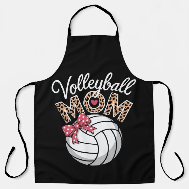 Volleyball-Mama Schürze (Vorderseite)
