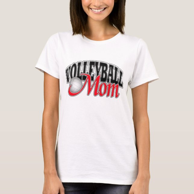 Volleyball-Mama Shirt (Vorderseite)