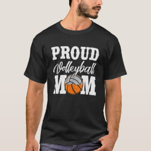 Volleyball Mama stolz Mutter eines Volleyballspiel T-Shirt