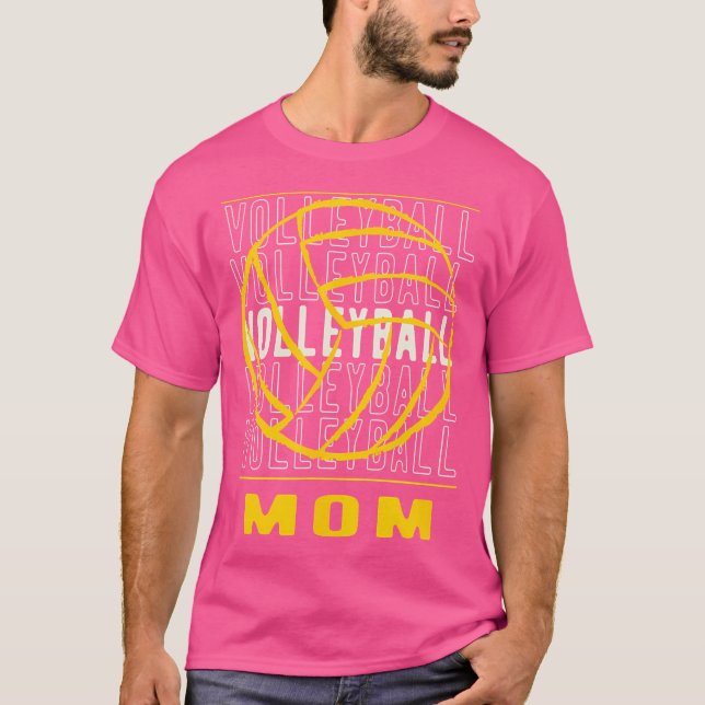 Volleyball Mama T-Shirt (Vorderseite)