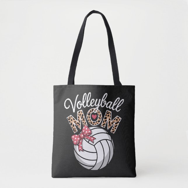 Volleyball-Mama Tasche (Vorderseite)