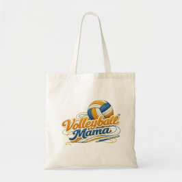 Volleyball Mama Tote Bag (Retro Script) Tragetasche