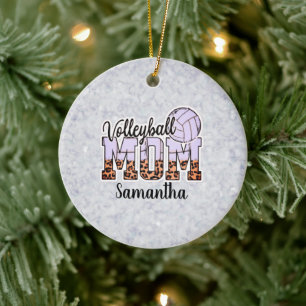 Volleyball-Mama - Unterstützung erhöhen Keramik Ornament