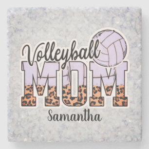 Volleyball-Mama - Unterstützung erhöhen Steinuntersetzer